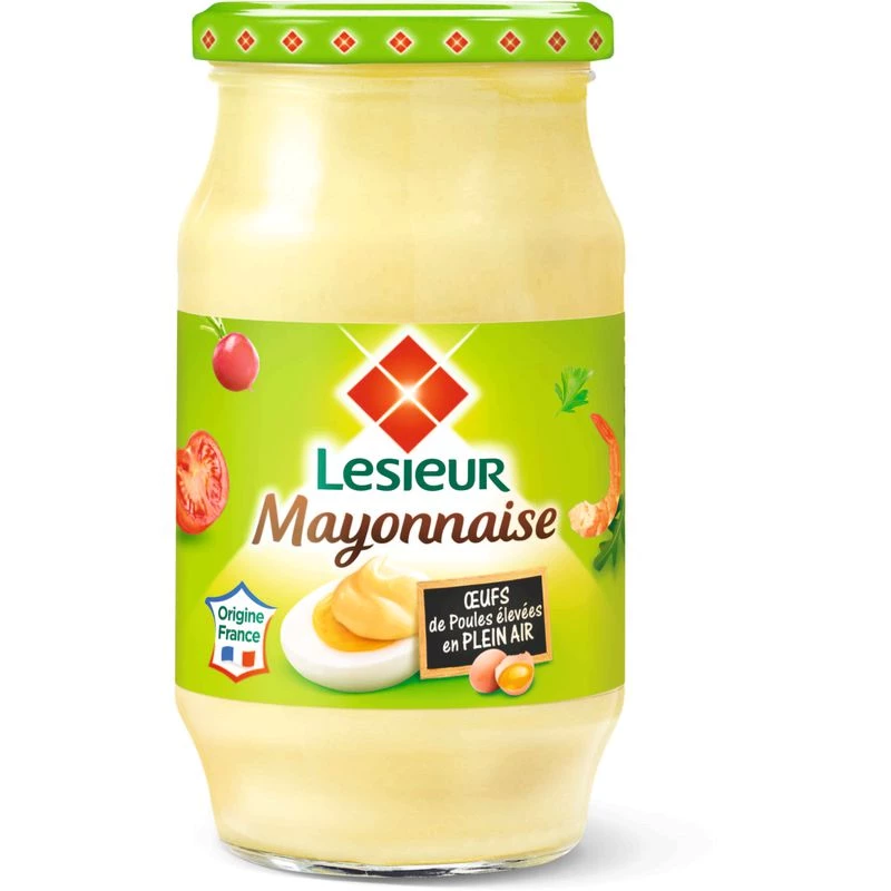 天然蛋黄酱，475g -  LESIEUR