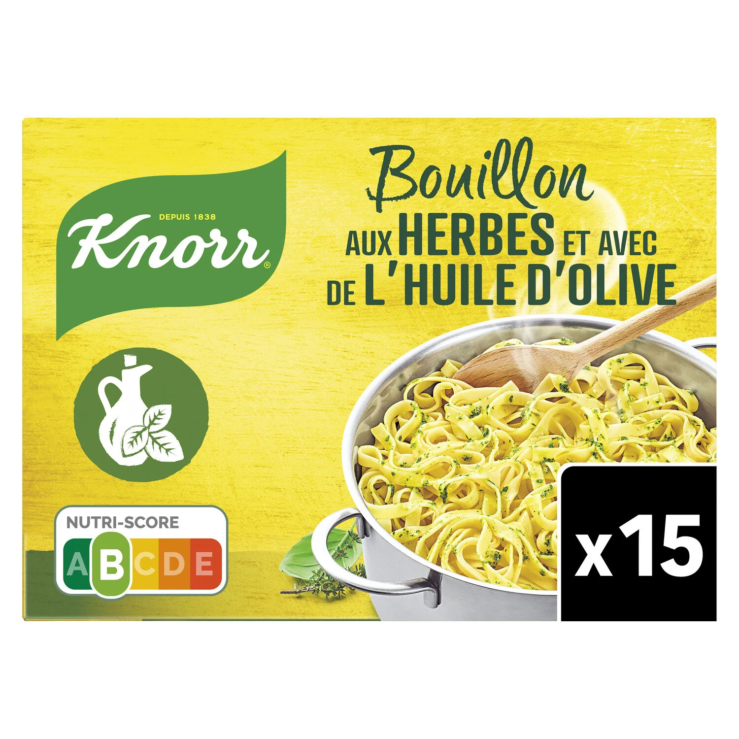Puget 10g cube cube and olive oil - Knorr