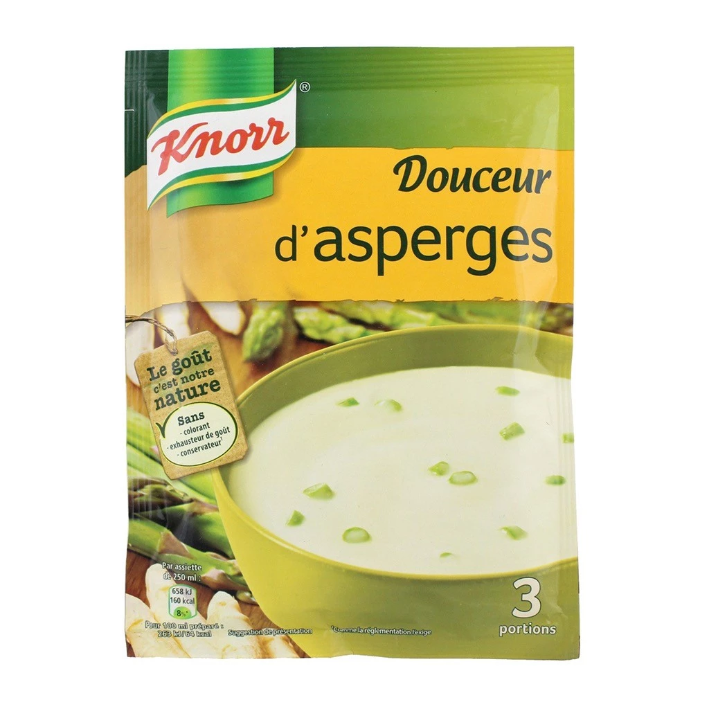 Zoete Aspergesoep, 3X96g - KNORR