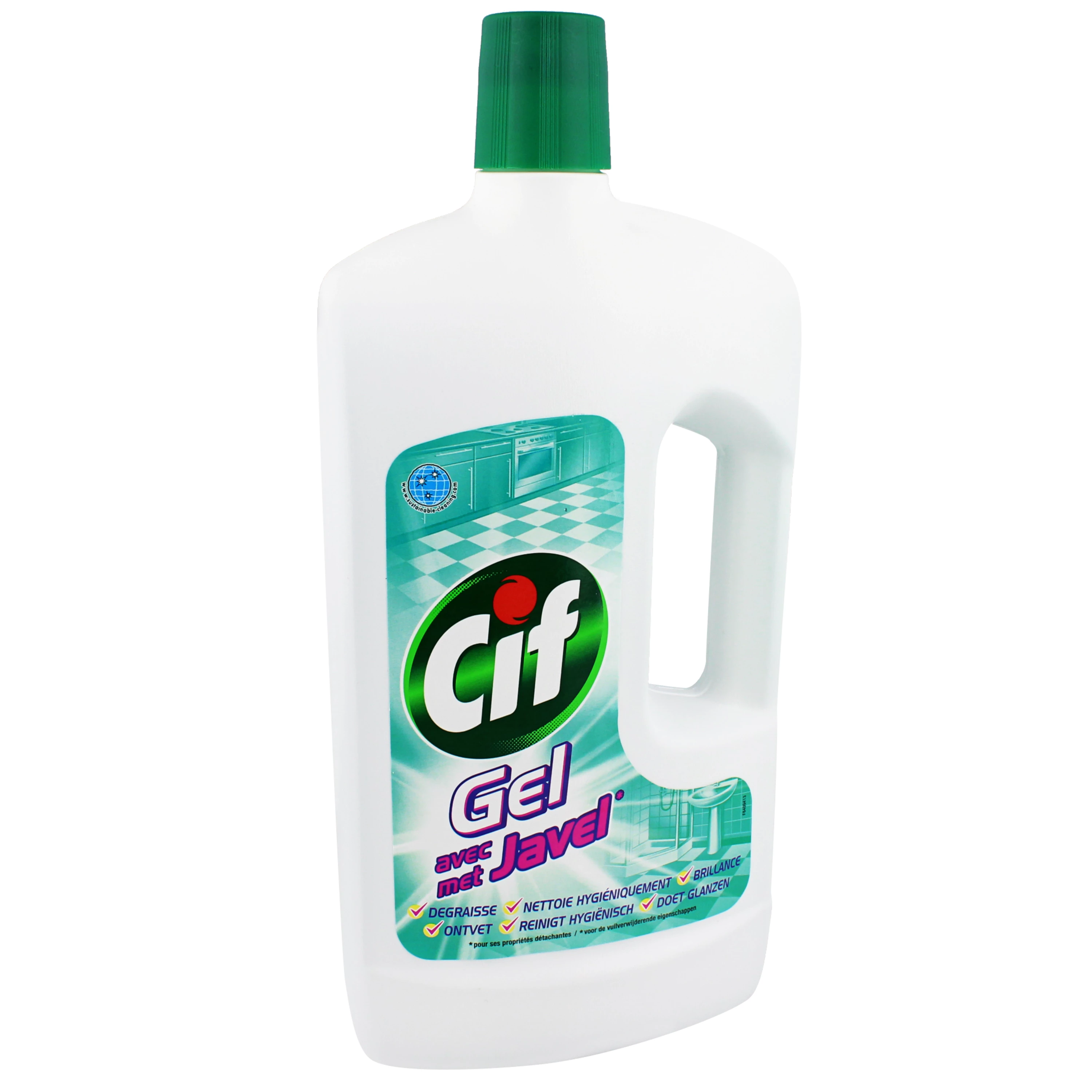 Nettoyant ménager multi-usage gel avec javel 1L - CIF