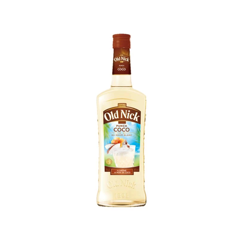 Punch Coco Au Rhum Blanc 70cl - Old Nick