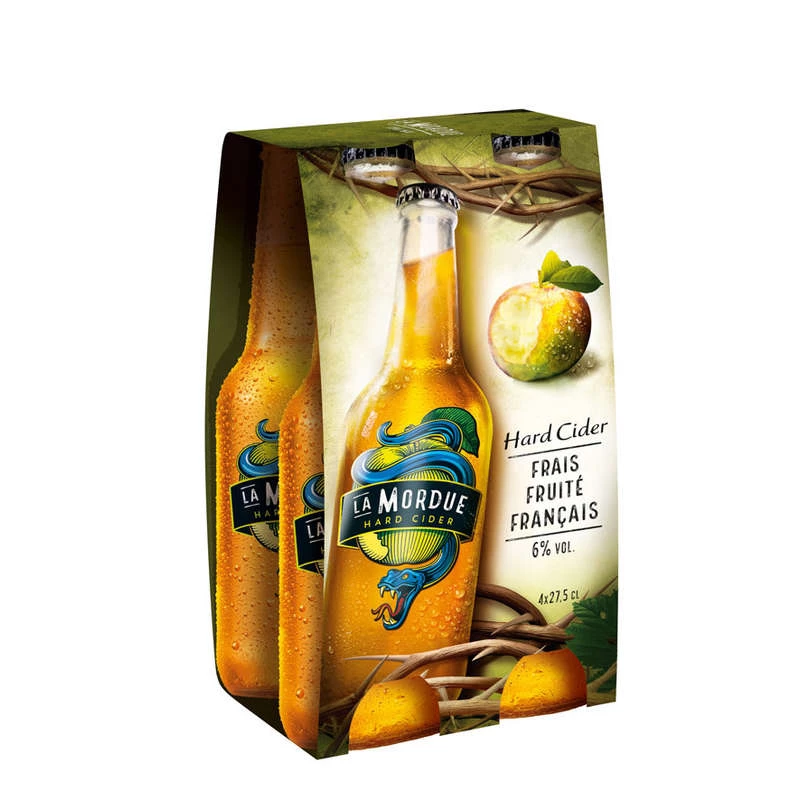 Original Cider, 6°, 4x27.5cl -  LA MORDUE