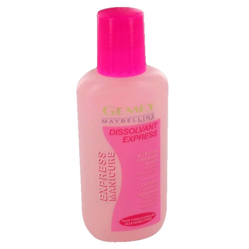 Dissolvant express manucure 125ml - GEMEY MAYBELLINE