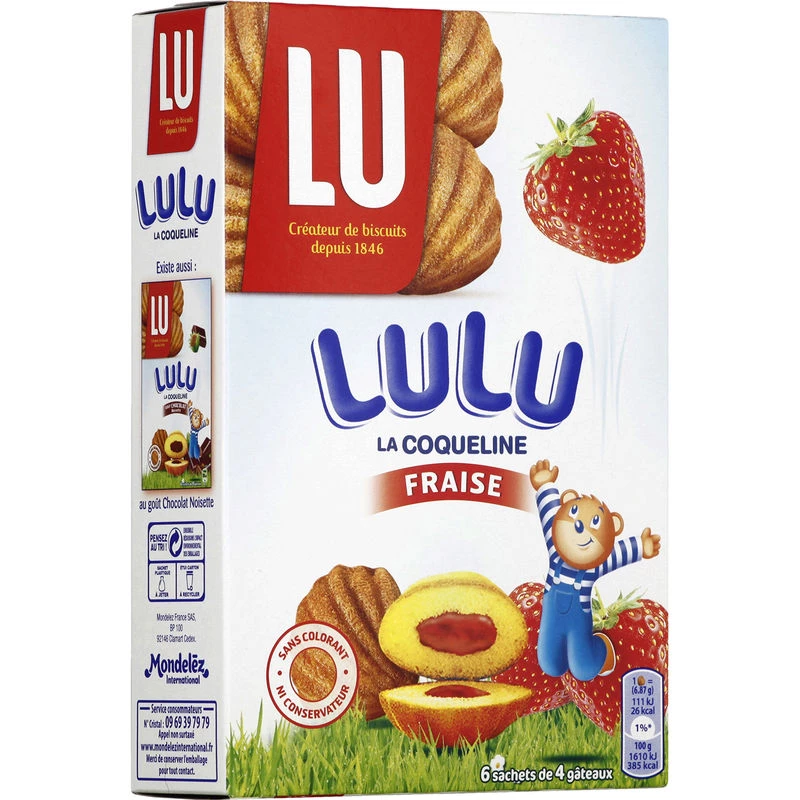 La Coqueline Strawberry 165g - LU