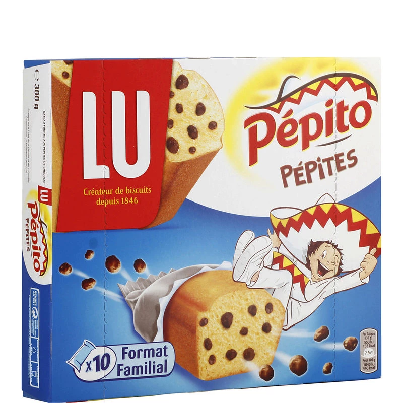 Pepito Gocce Di Cioccolato X10 300g - LU