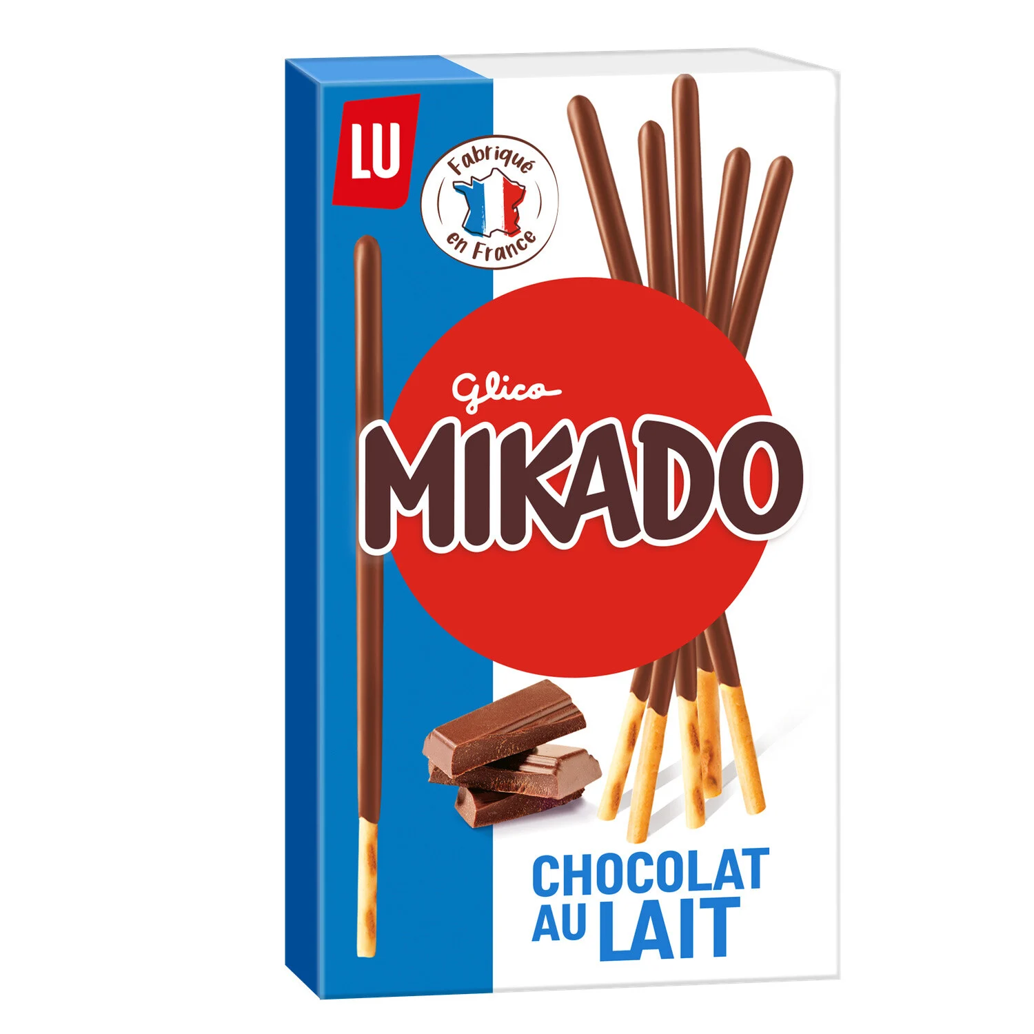 90g Mikado Chocolate con Leche Lu
