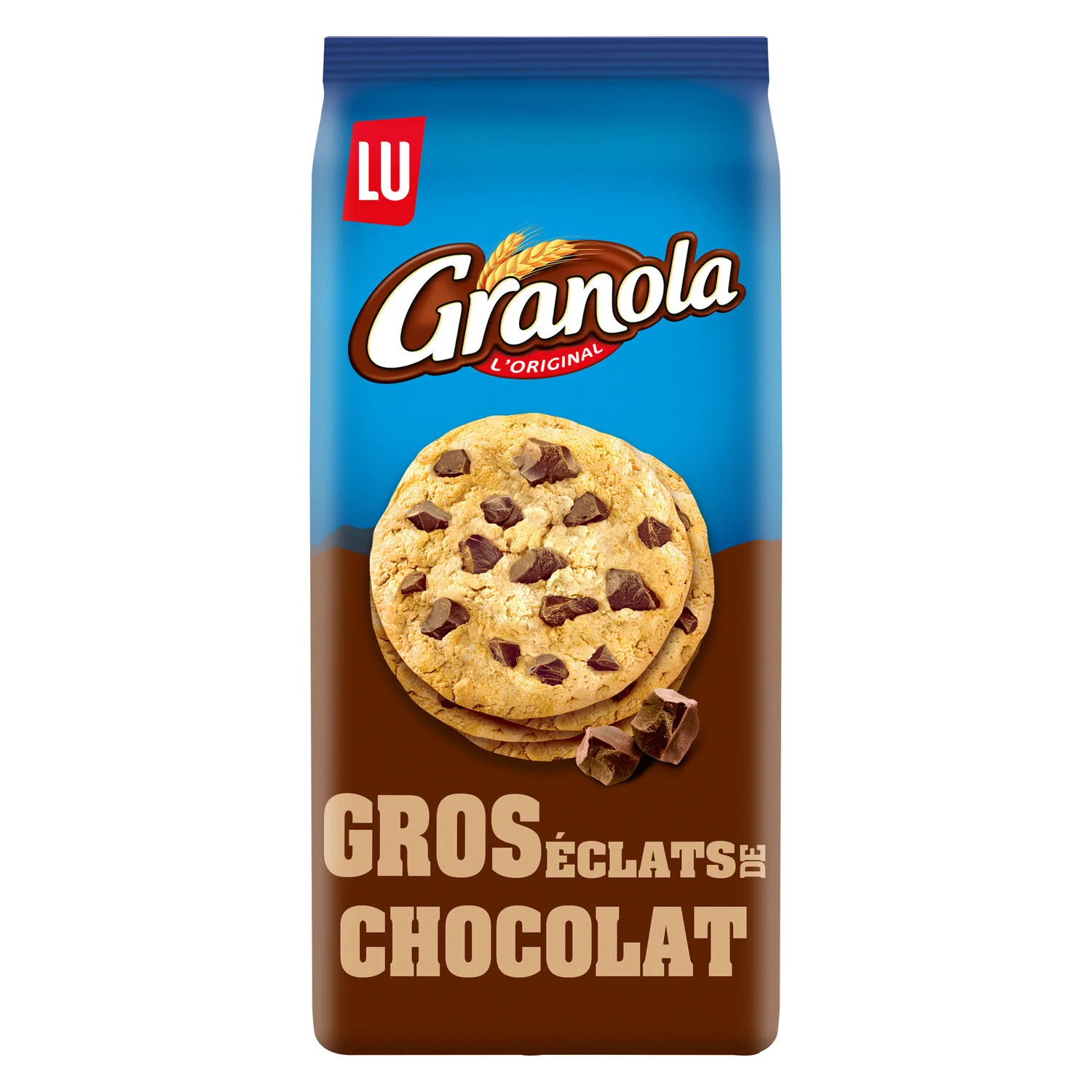 Large Granola Chocolate Chip Cookies 184g -  Lu