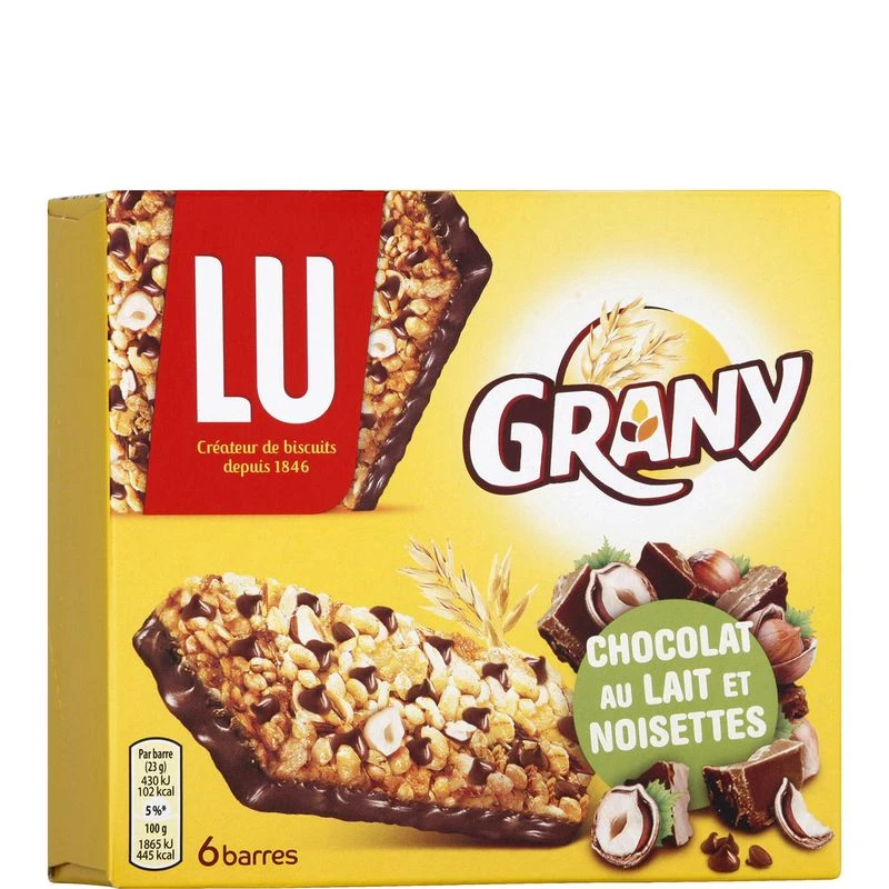 Grany Choco Lait Noisette 138g - LU
