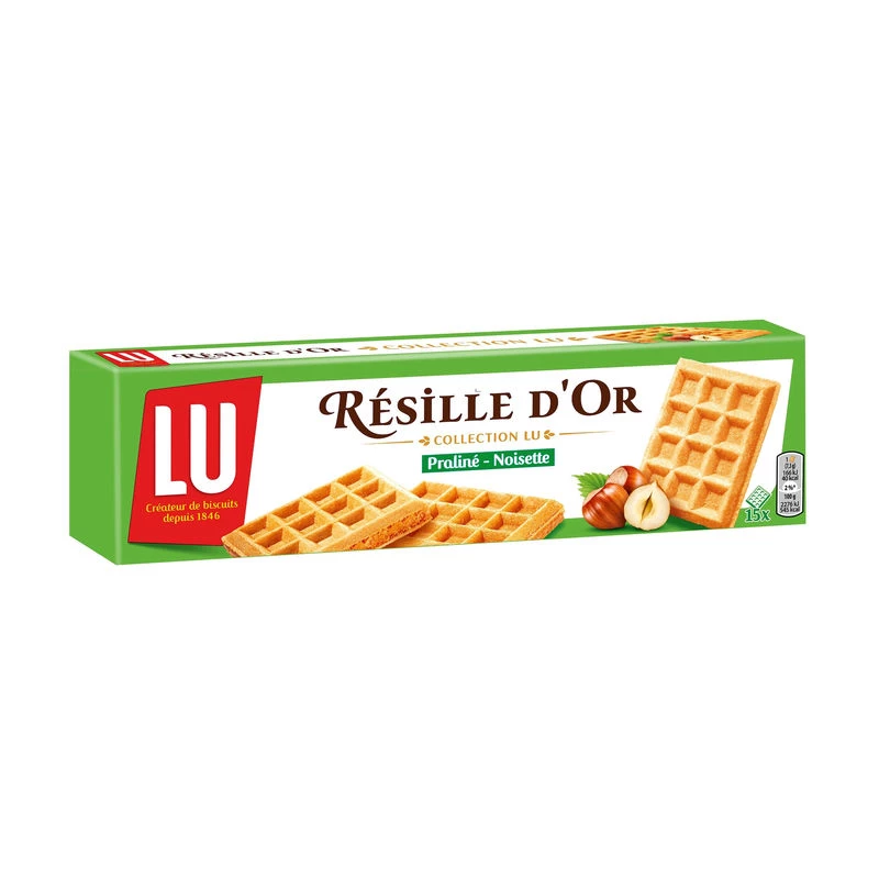 Hazelnootpralinéwafeltjes RESILLE D’OR 110g - LU