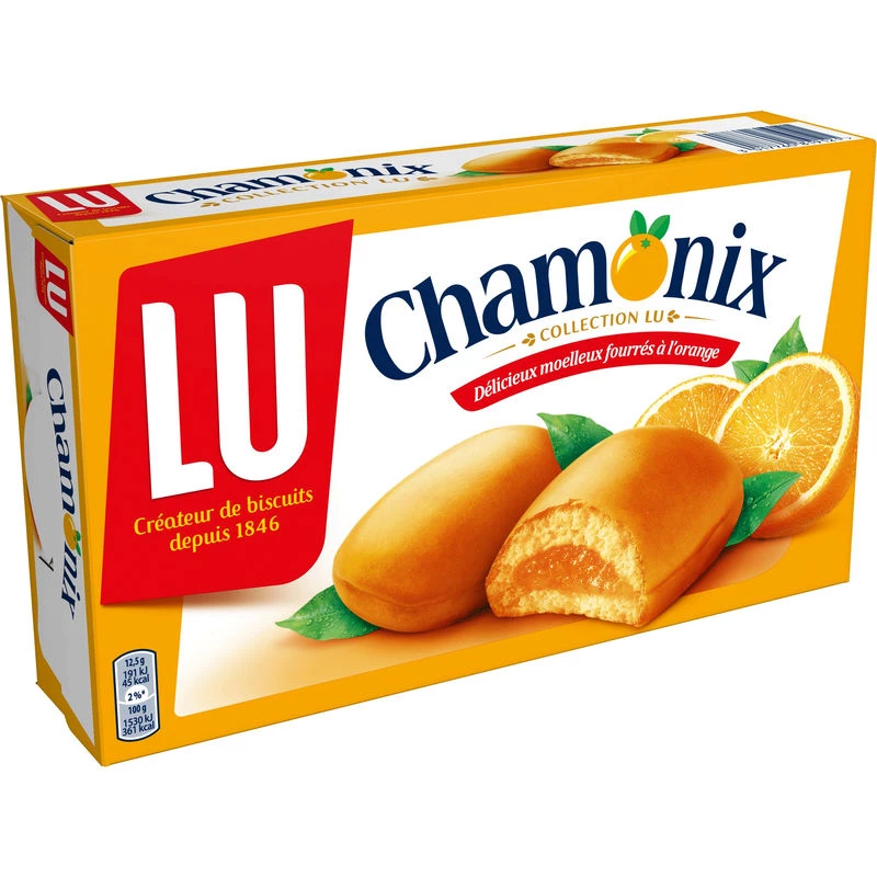 Laranjas trituradas Chamonix 250g - Lu