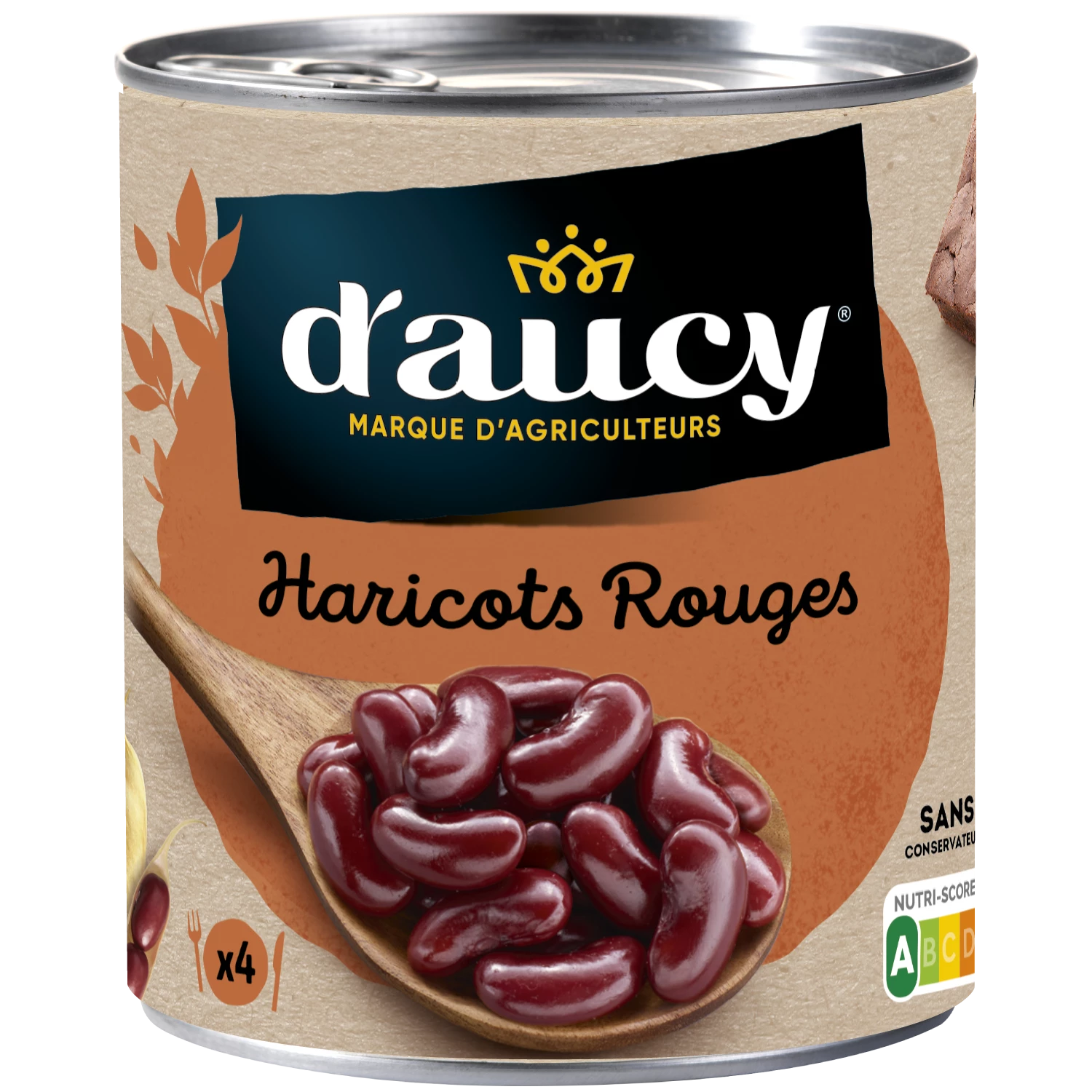 Feijões vermelhos; 500g -  D'AUCY