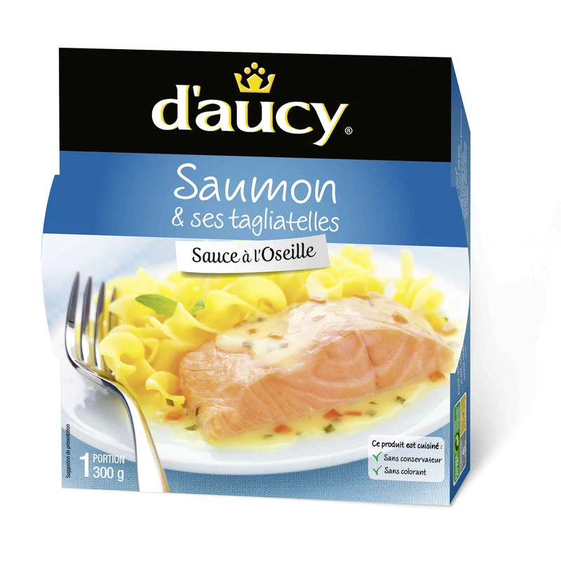 Lachs und Tagliatelle, 300g - DAUCY