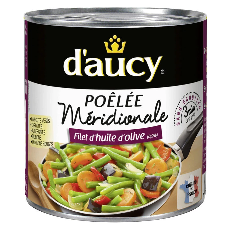 1/2m Poêlée Meridionale 290g - DAUCY
