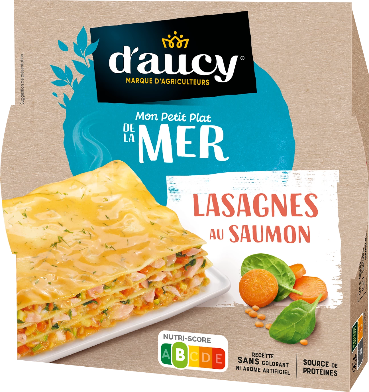 Lasanha de Salmão, 300g - D'AUCY