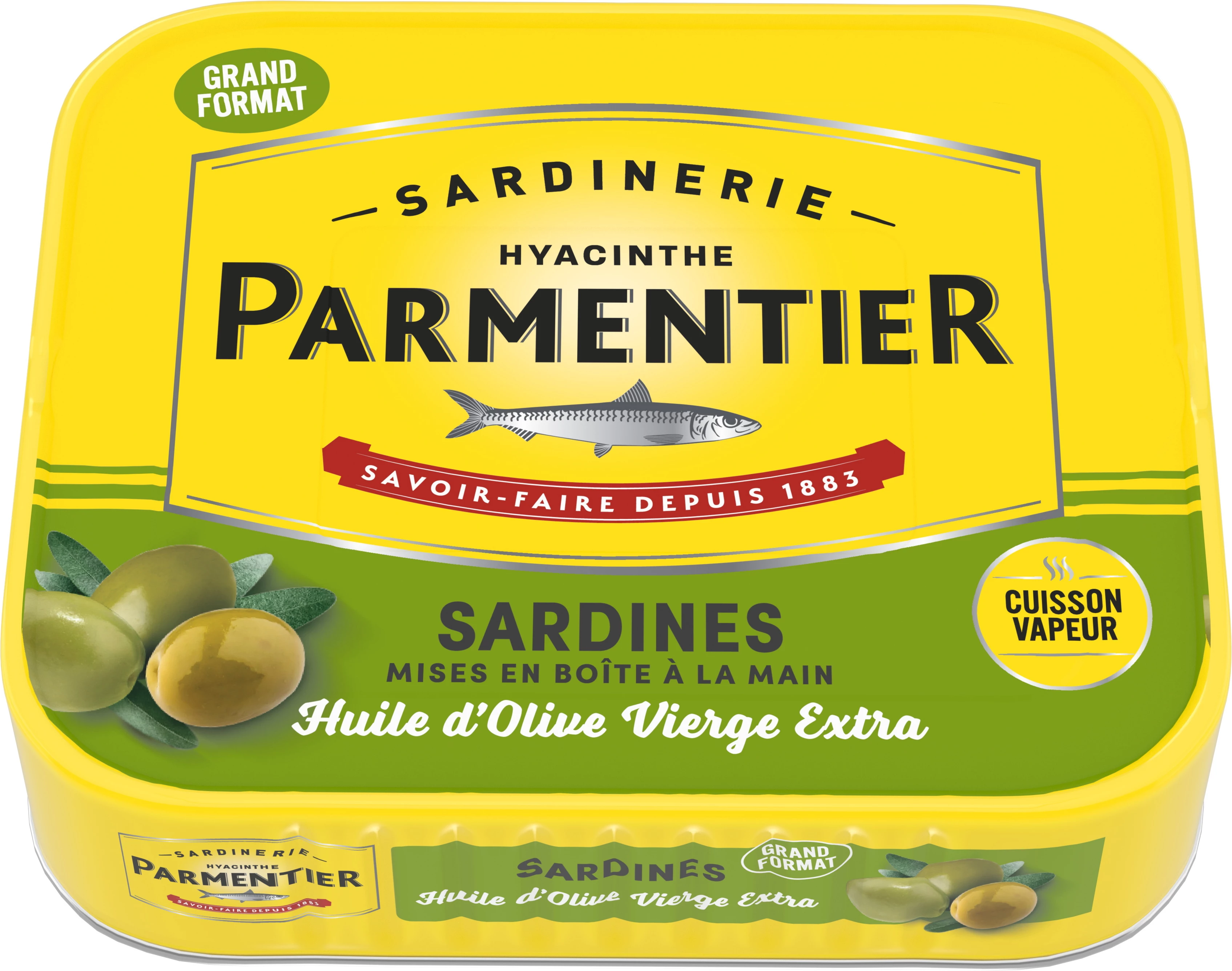 Sardinen in nativem Olivenöl extra 232g - PARMENTIER