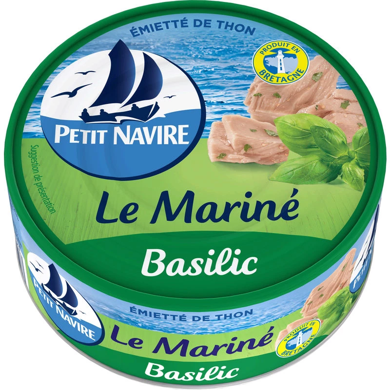 Крошки тунца с базиликом, 110г -  PETIT NAVIRE
