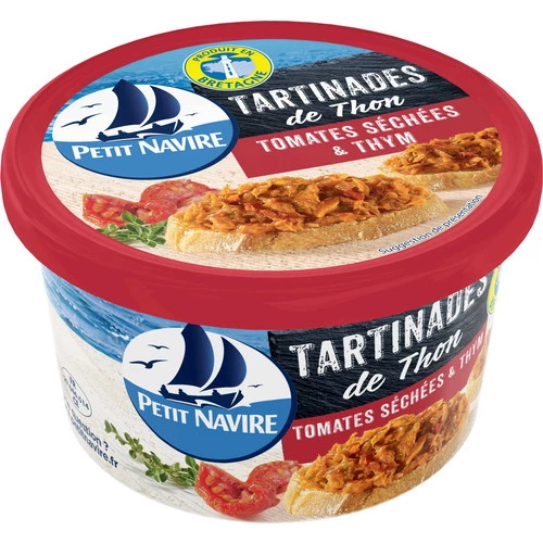 Pastas de Atum, Tomate e Tomilho, 125g - PETIT NAVIRE