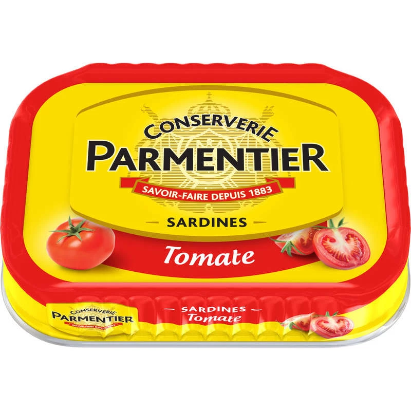 سردين بالطماطم، 135 جرام - PARMENTIER