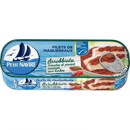 Filet de Maquereaux arrabiata Nav169 - petit navire