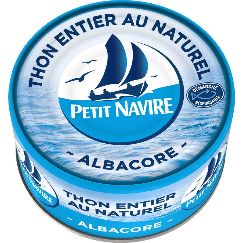 Natural tuna Demarch responsible Small ship 140g - PETIT NAVIRE