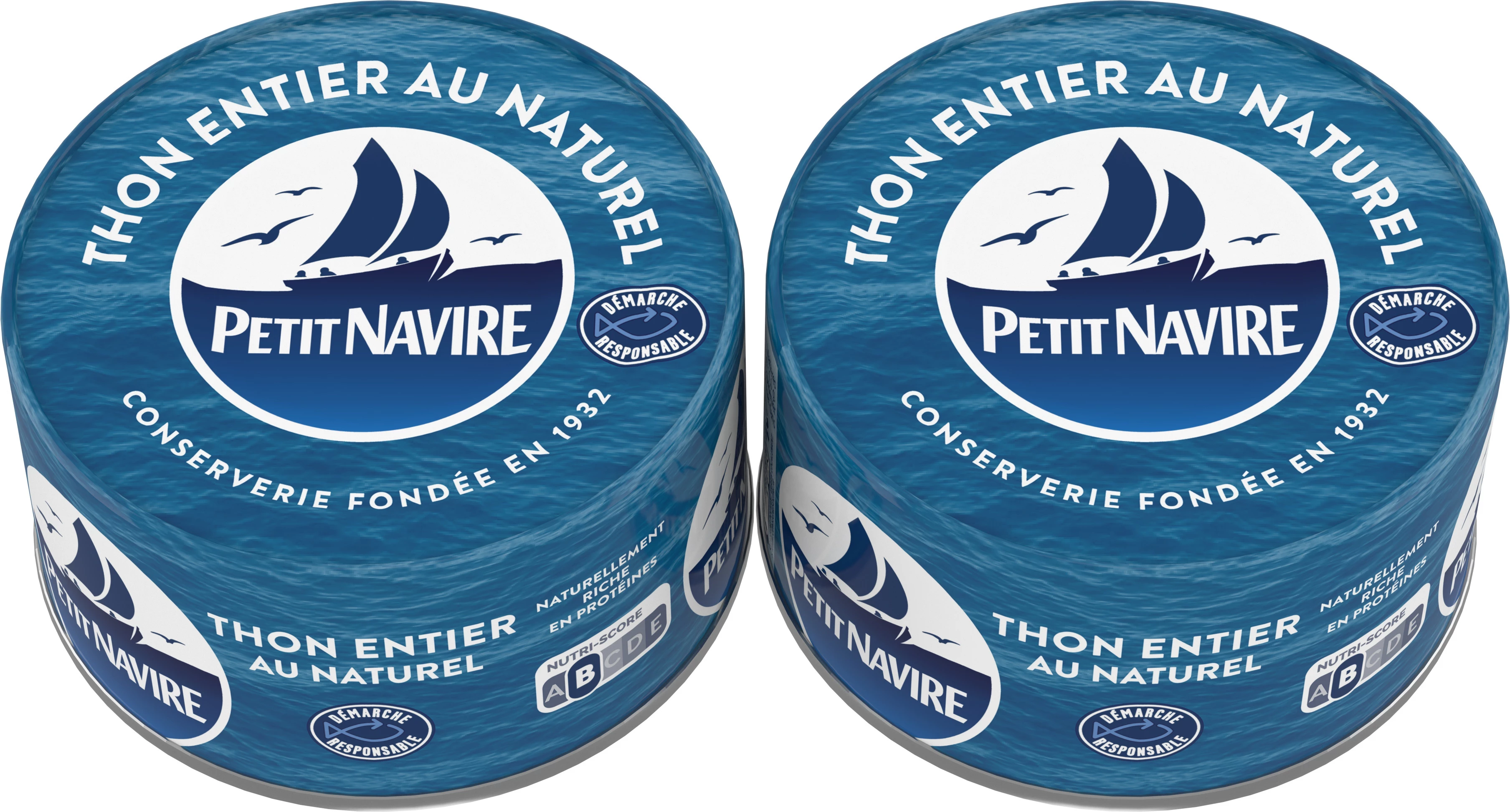 Natuurlijke tonijn, 2x93g - PETIT NAVIRE