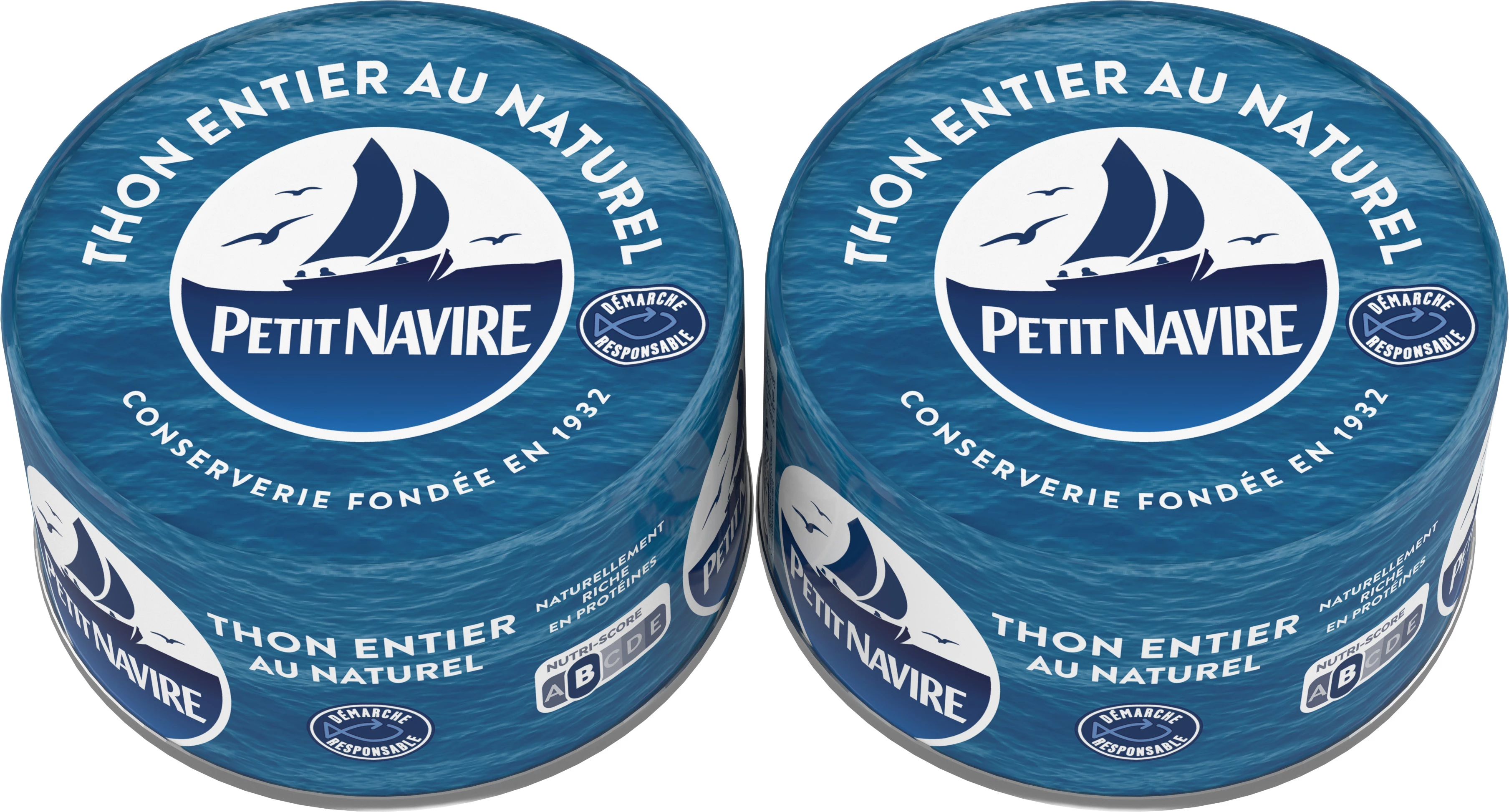 Natürlicher Thunfisch, 2x93g - PETIT NAVIRE