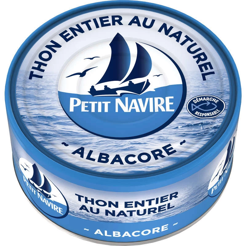 Thon Albacore au Naturel, 185g - PETIT NAVIRE