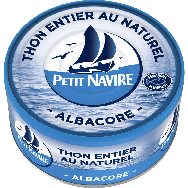 Thon Albacore al naturale, 185g - PETIT NAVIRE