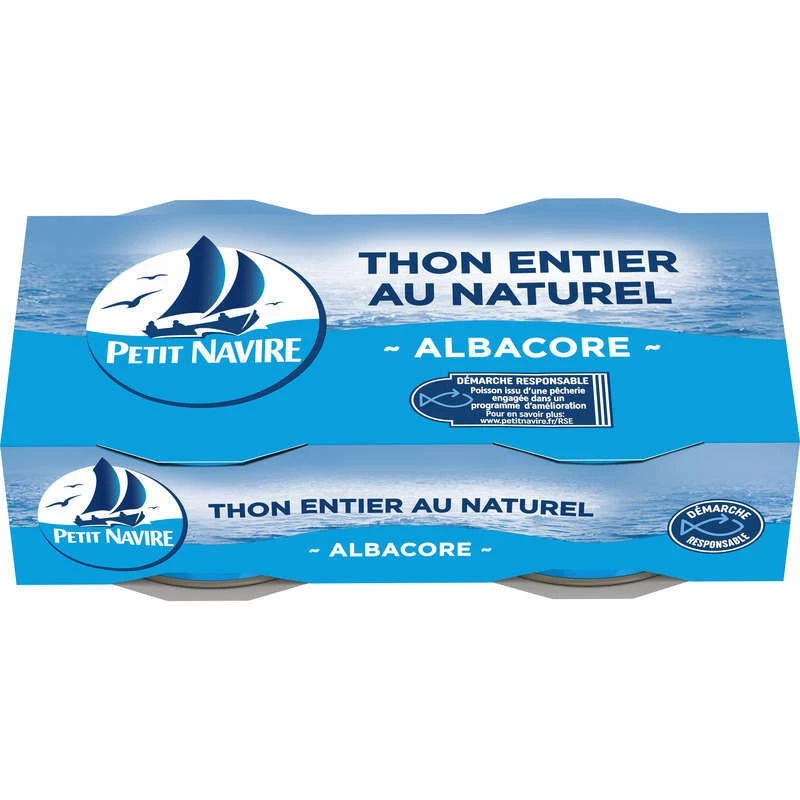 Natürlicher Thunfisch, 2x56g - PETIT NAVIRE