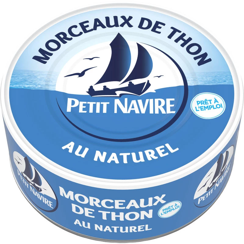 Tuna natural pieces, 112g - PETIT NAVIRE