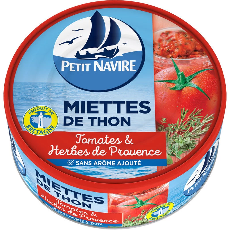 Miettes de Thon à La Tomate, 104g - PETIT NAVIRE