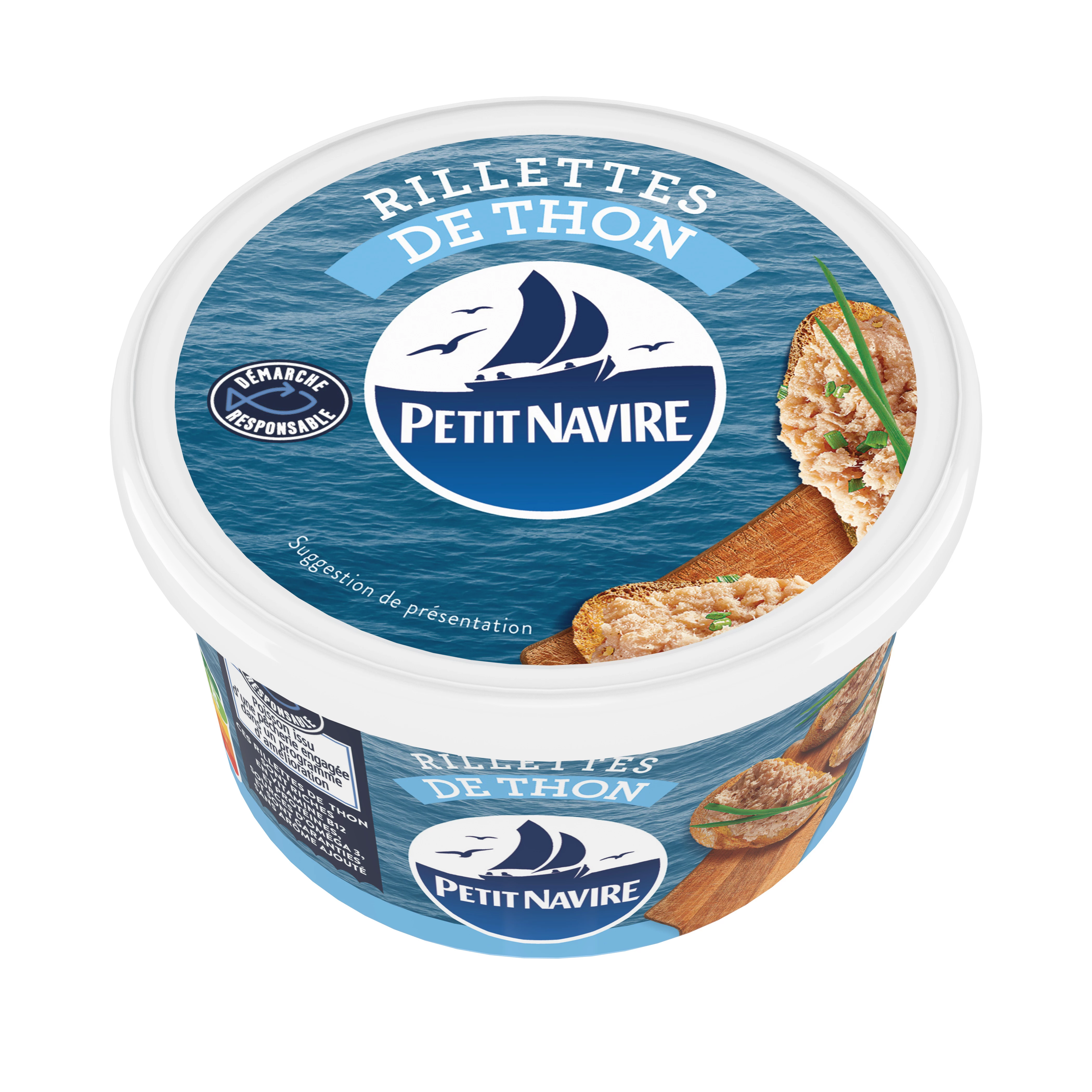 Rillette de Thon,  125g -  PETIT NAVIRE