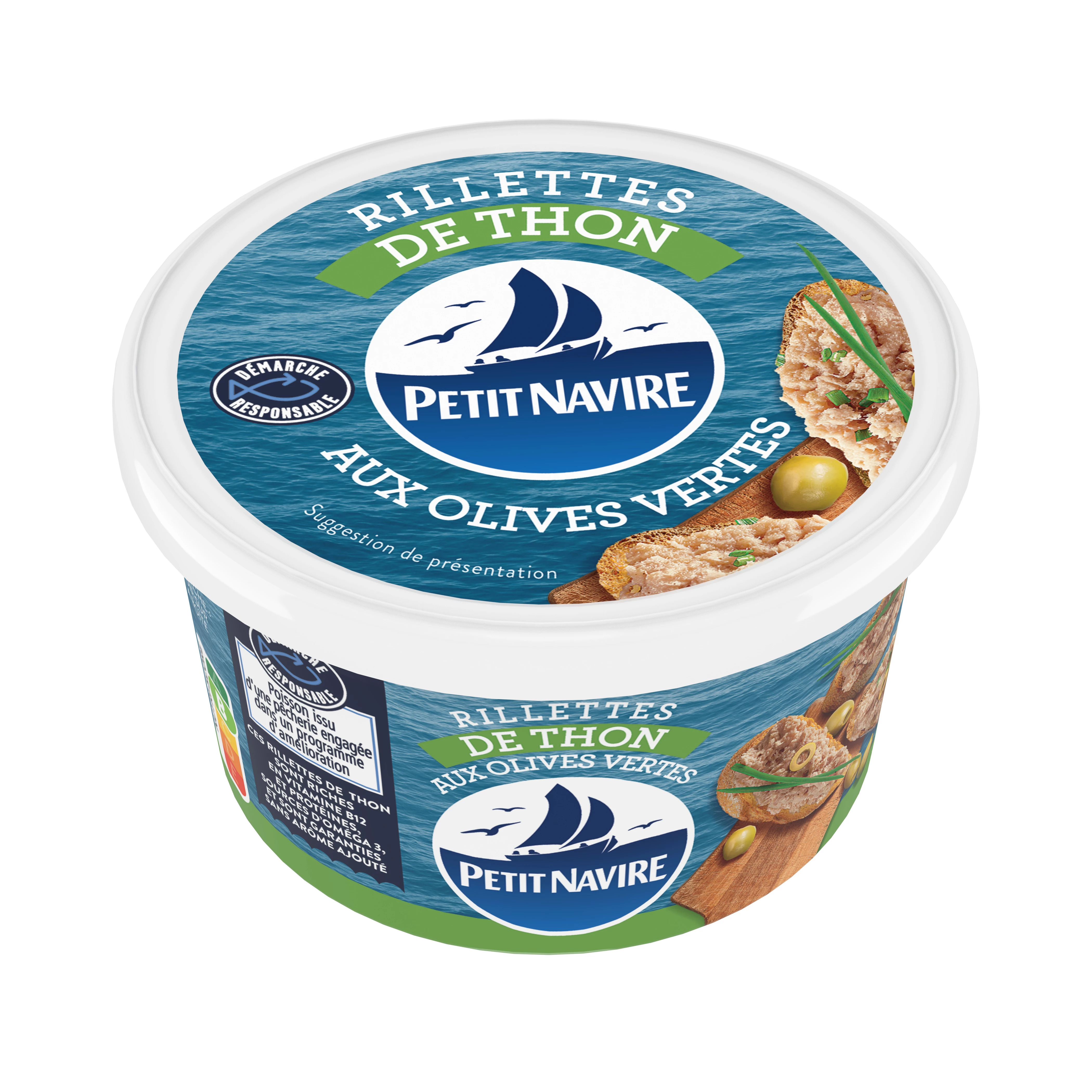 Tuna Rillette with Olives 125g - Petit Navire