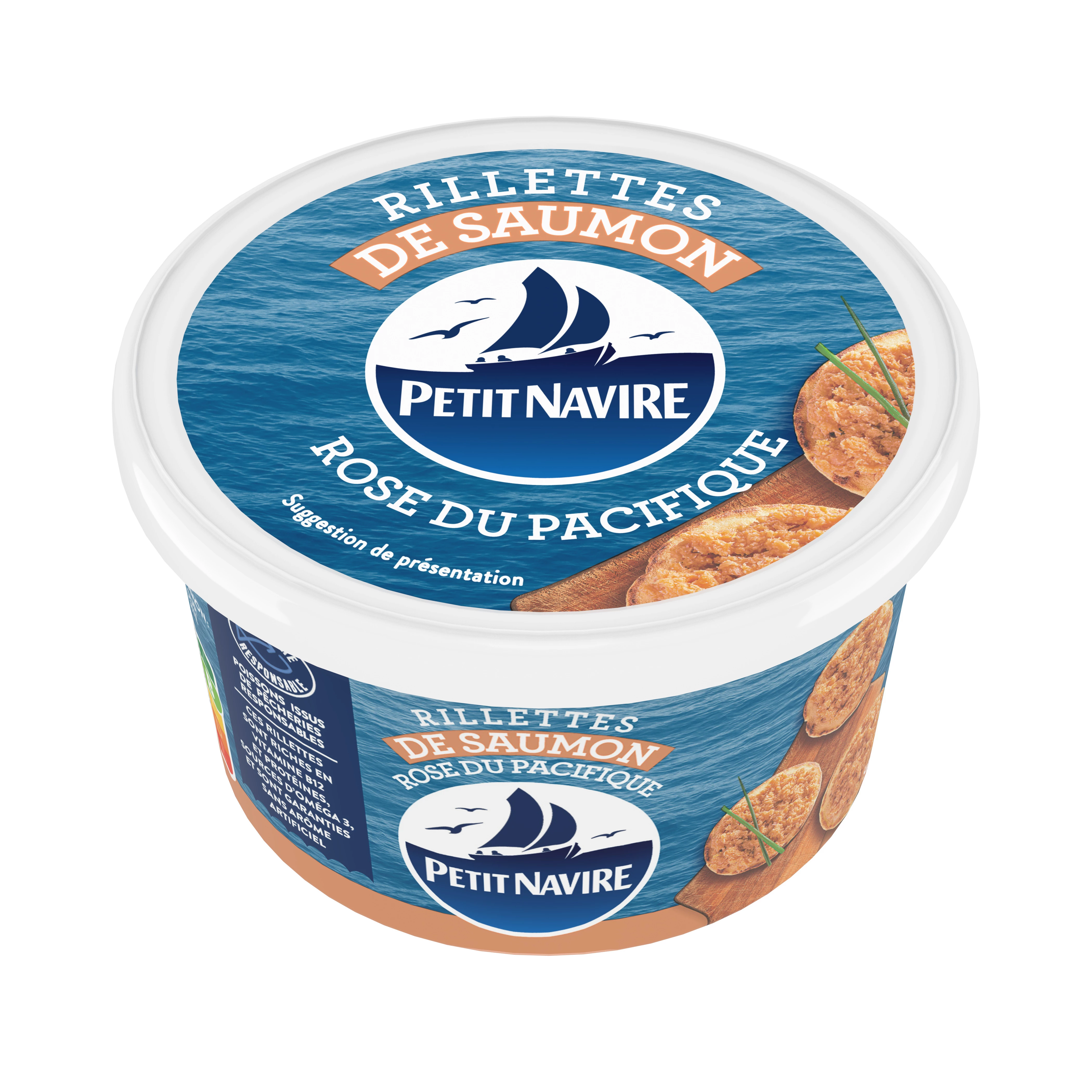 Lachsrillettes, 125g - PETIT NAVIRE