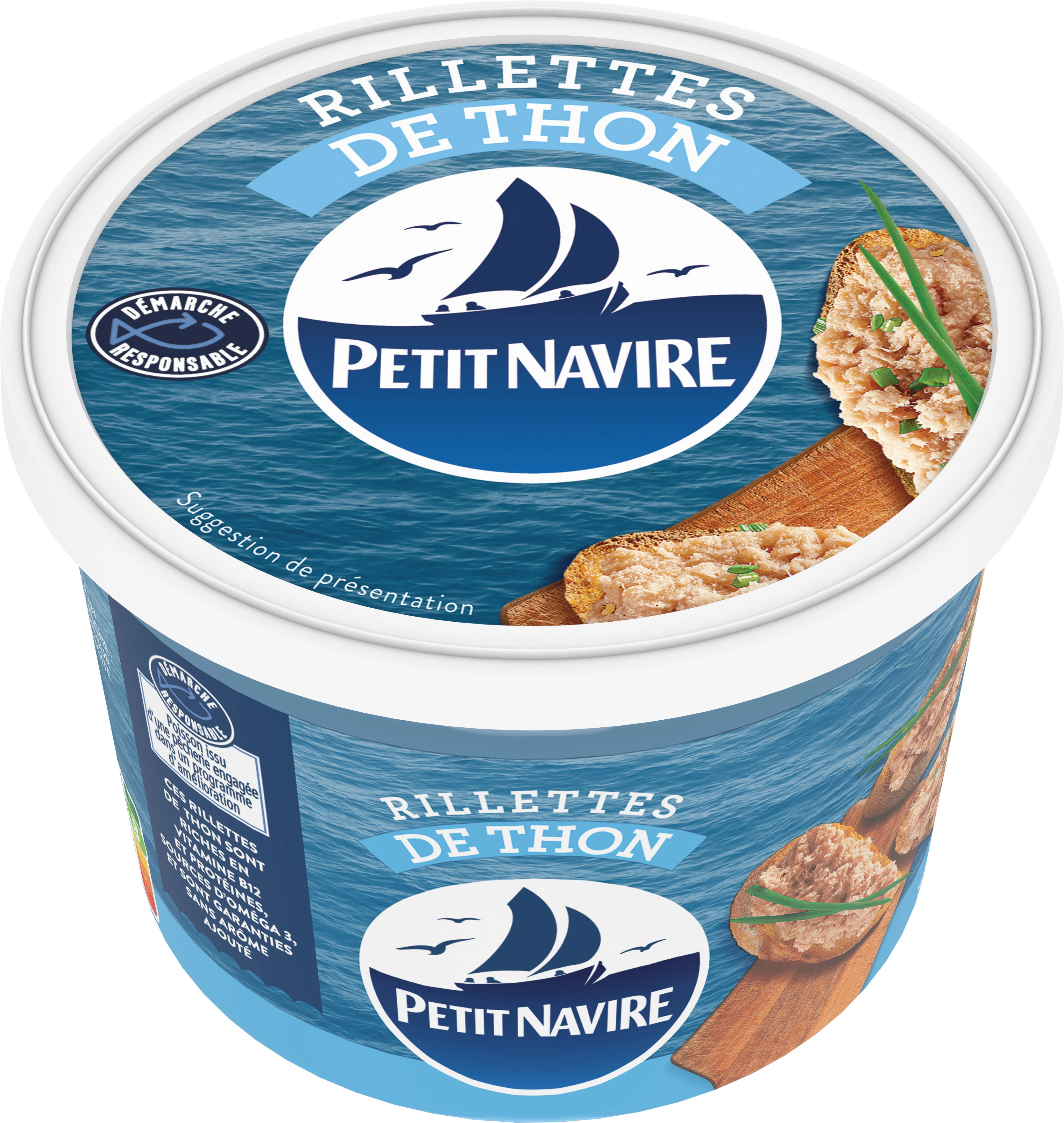 Tuna rillettes, 220g -  PETIT NAVIRE