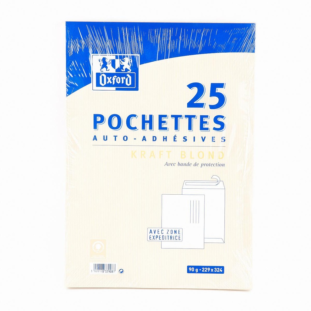 25 Pochette Kraft Blond 229x32