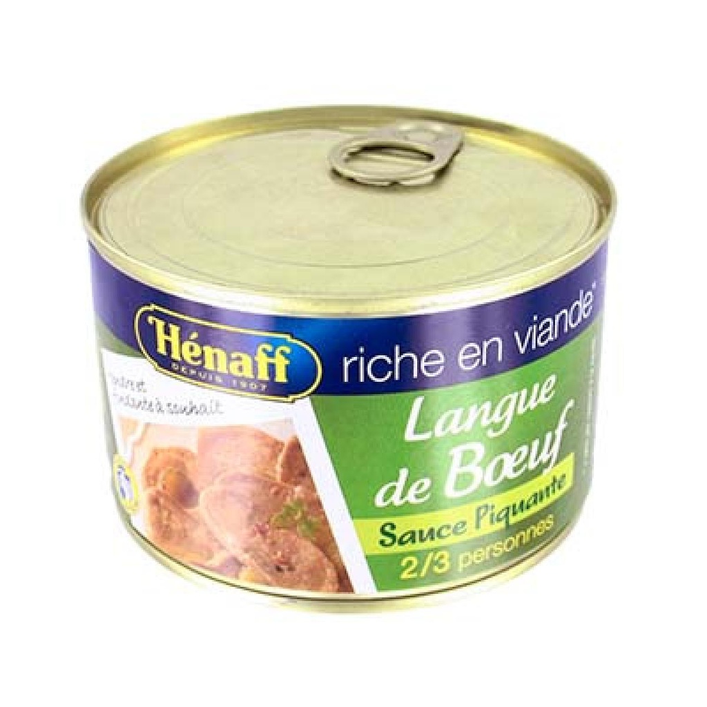 Langue Bf Piq. Hnf 410g - BELLE FRANCE