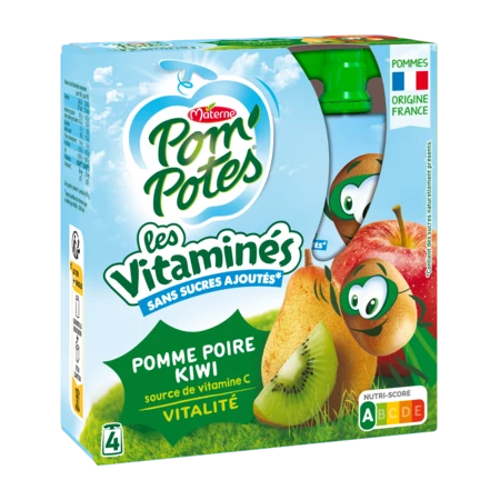 Pmp Vit Pom Peer Kiwi 4x90g