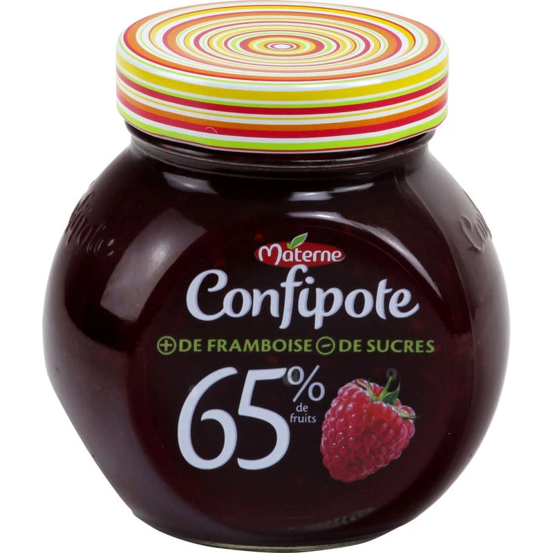CONFIPOTE Confiture framboises 350g - Materne