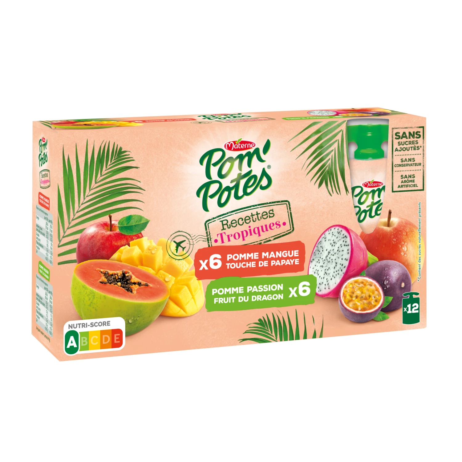 Composta Ricetta Tropico 12x90g - POM' POTES