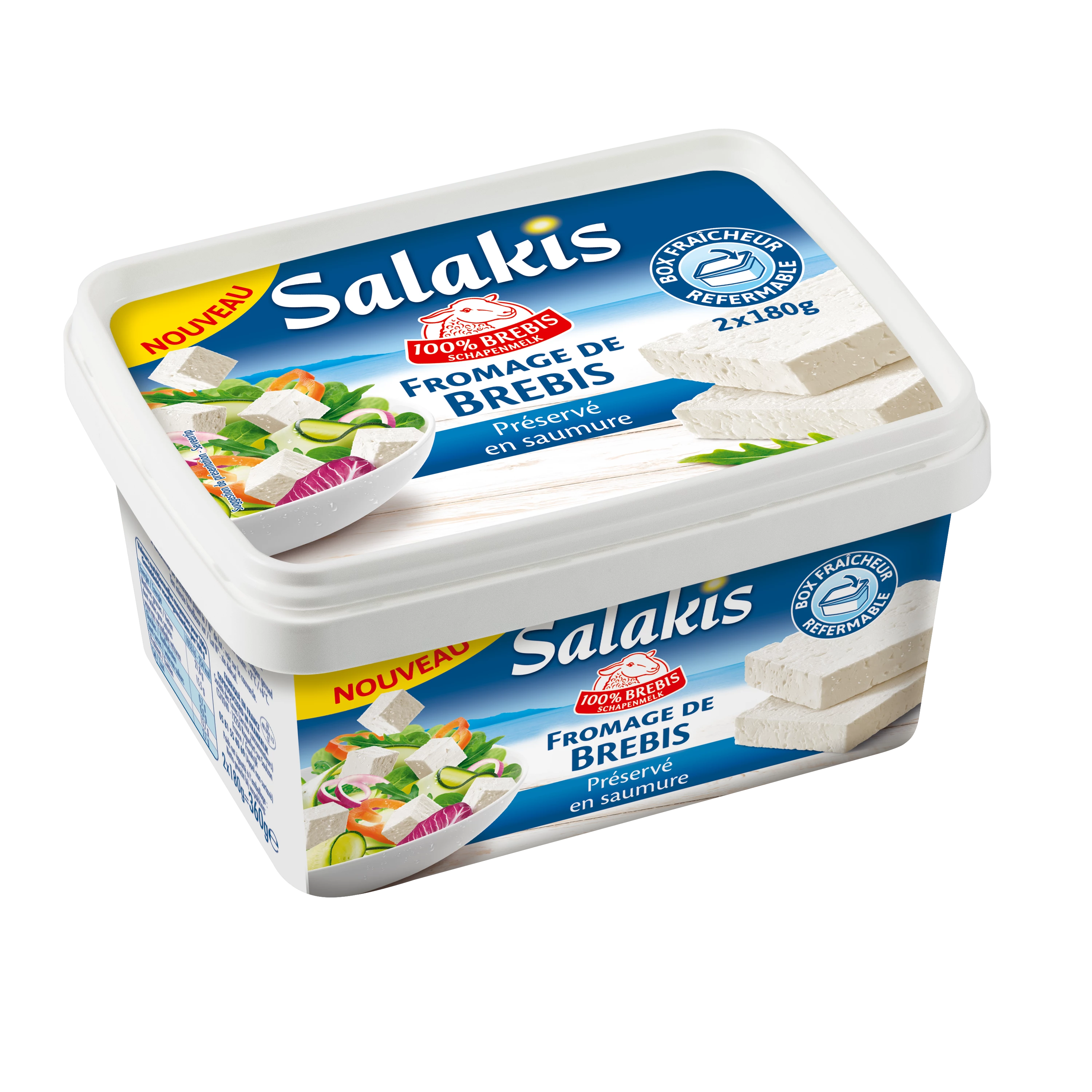 Salakis Box Fraicheur 2x180 Gr