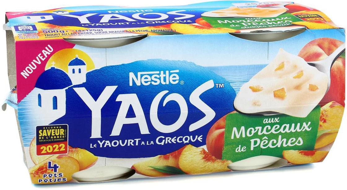 Griechischer Joghurt Pfirsichstücke - NESTLÉ