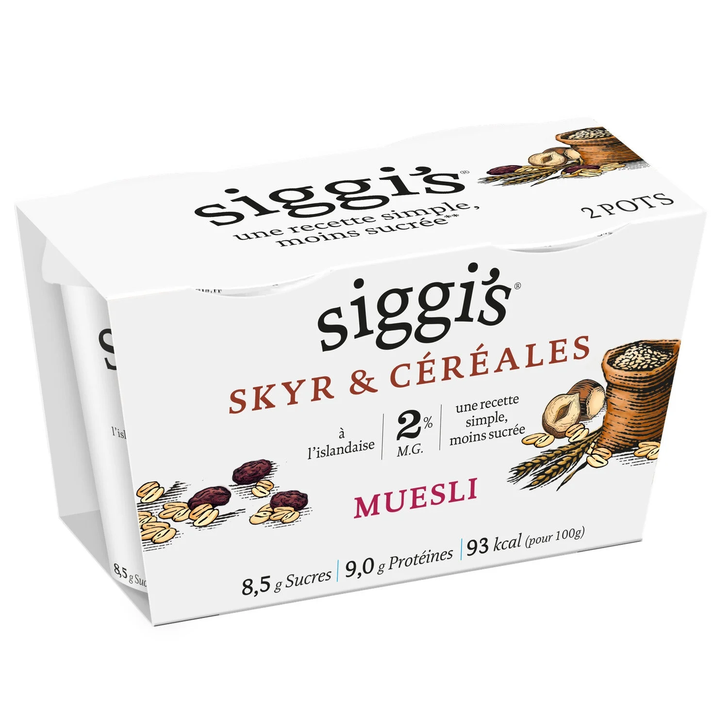 Muesli Siggis 2x140g