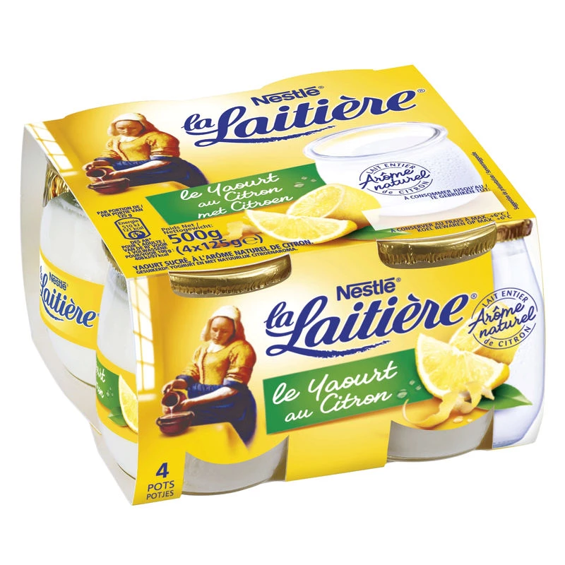 Yaourt Saveur Citron 4x125g - La LaitiÈre