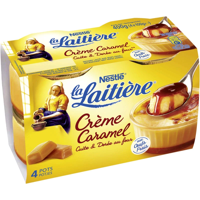 Karamellcreme 4x100g - LA LAITIÈRE