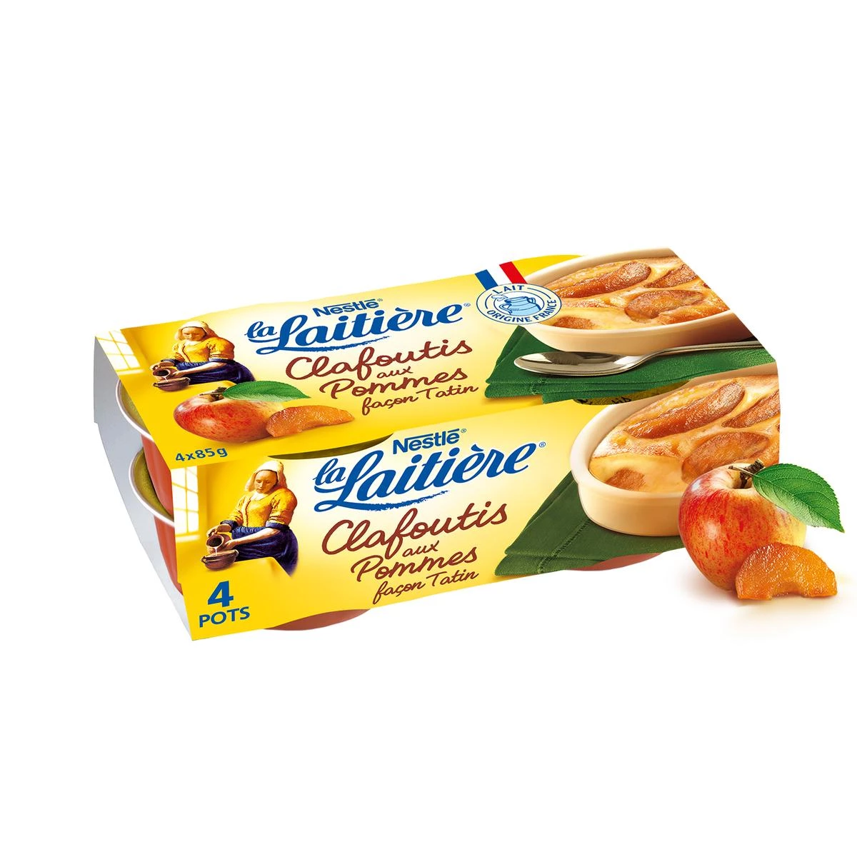 4x85g Claf Pommes La Lait