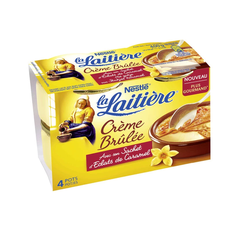 Yaourt Creme Brulée La Laitière 4x100g - NESTLE