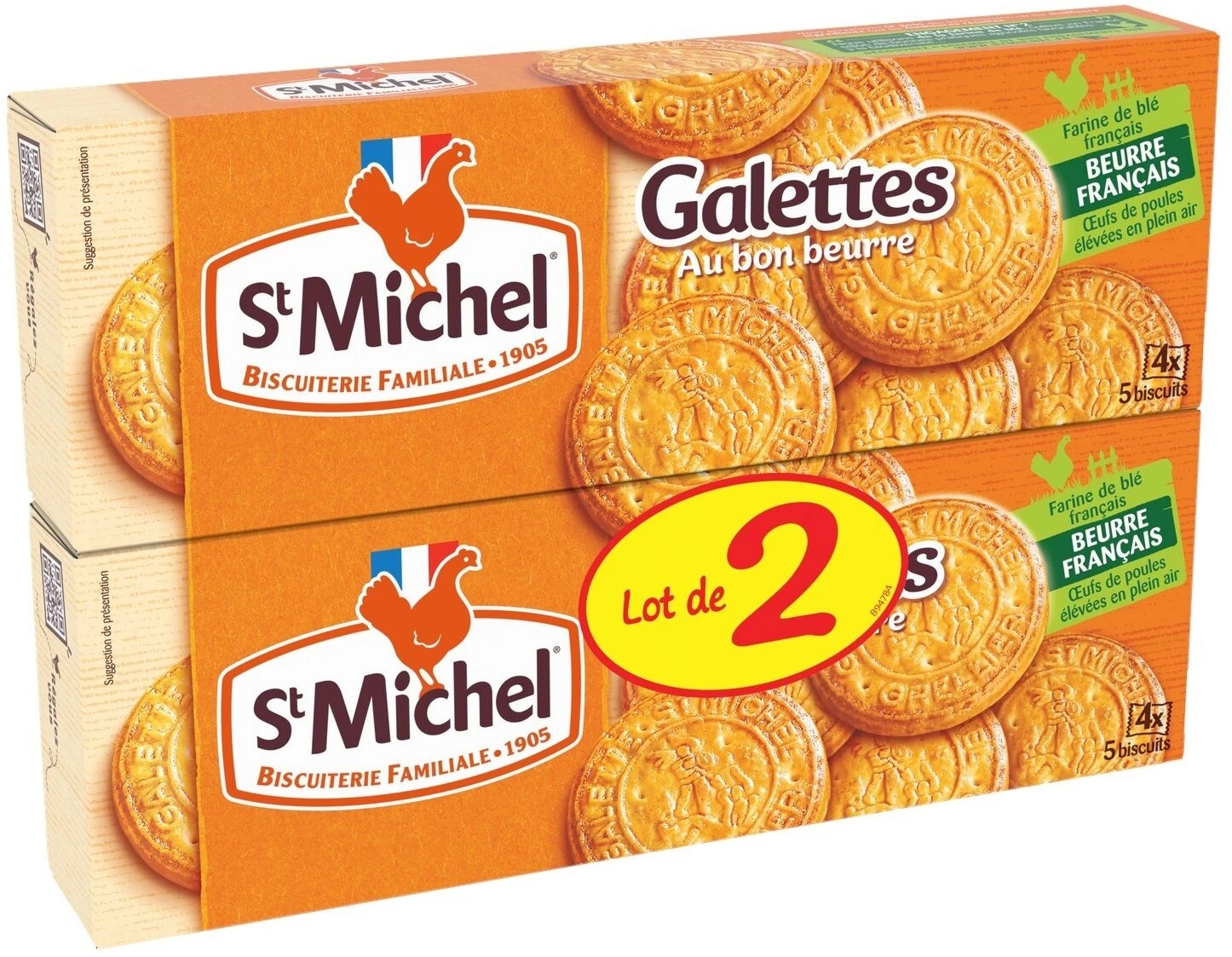 2x130g Galette St Michel