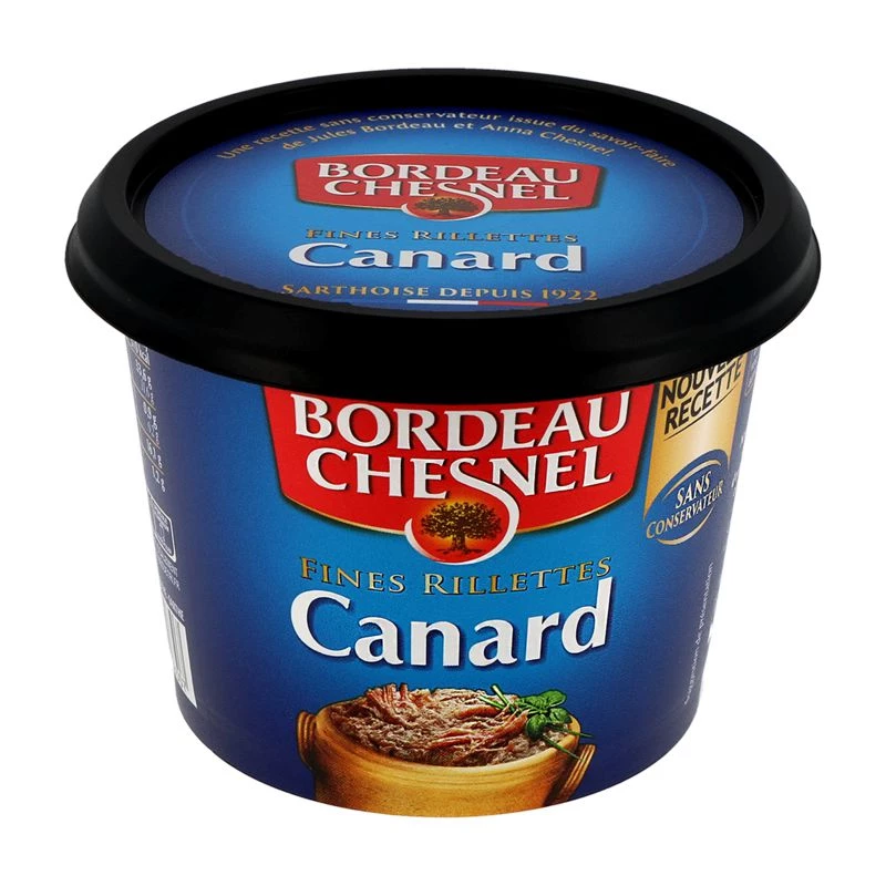 Rillettes Canard, 220g - BORDEAU CHESNEL