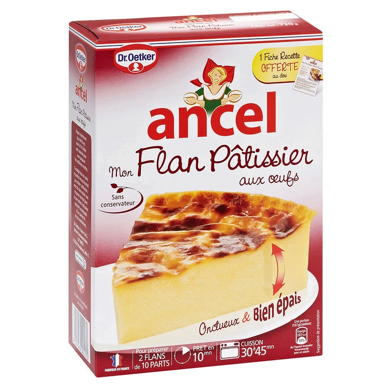 Mon Flan Pâtissier aux Oeufs 720g - ANCEL